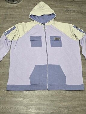 RARE Naruto Shippuden Hinata Hyuga Cosplay Zip-Up Hoodie Size 1XL